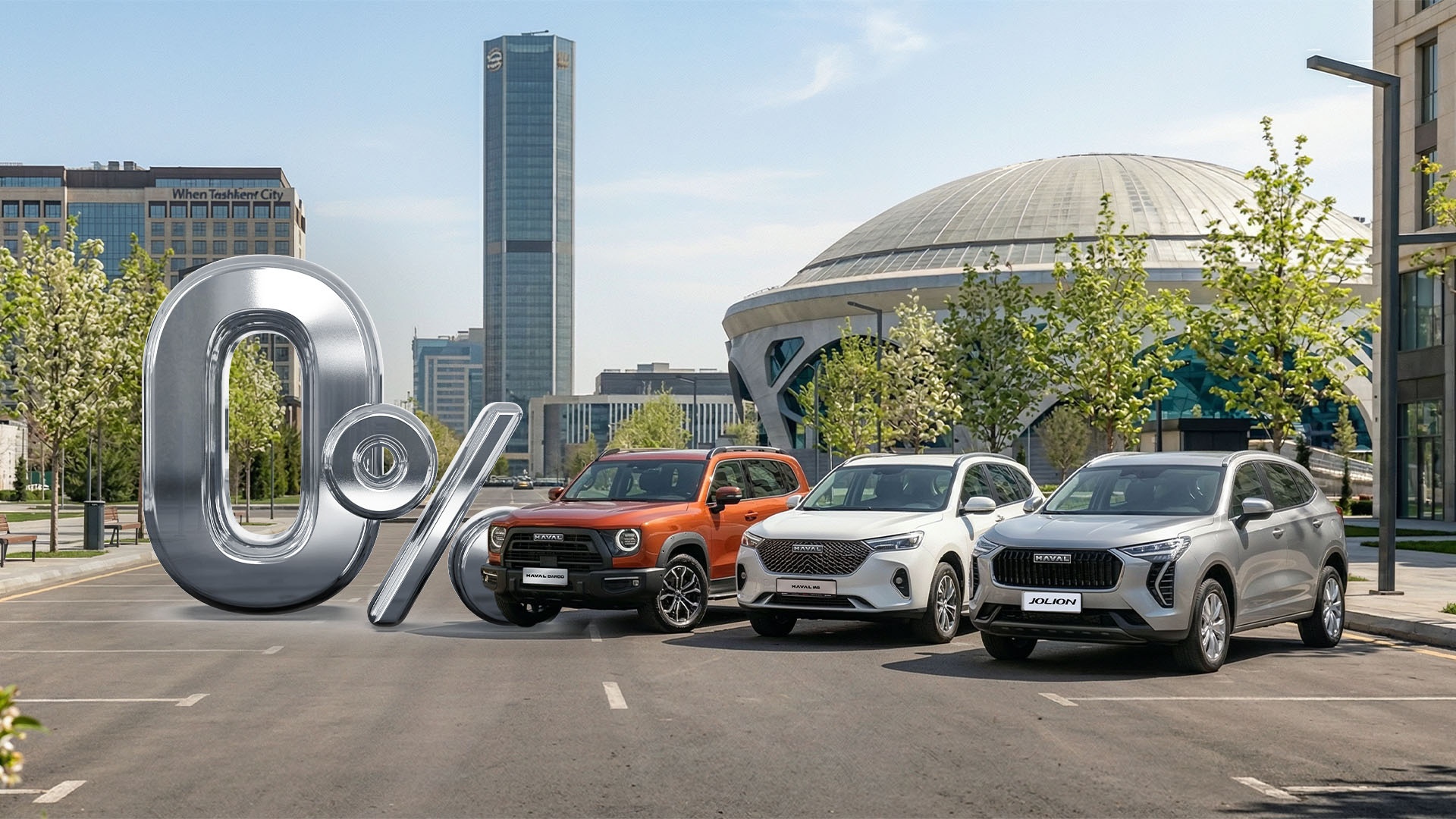 HAVAL avtomobillari uchun 0% foizsiz muddatli to‘lov