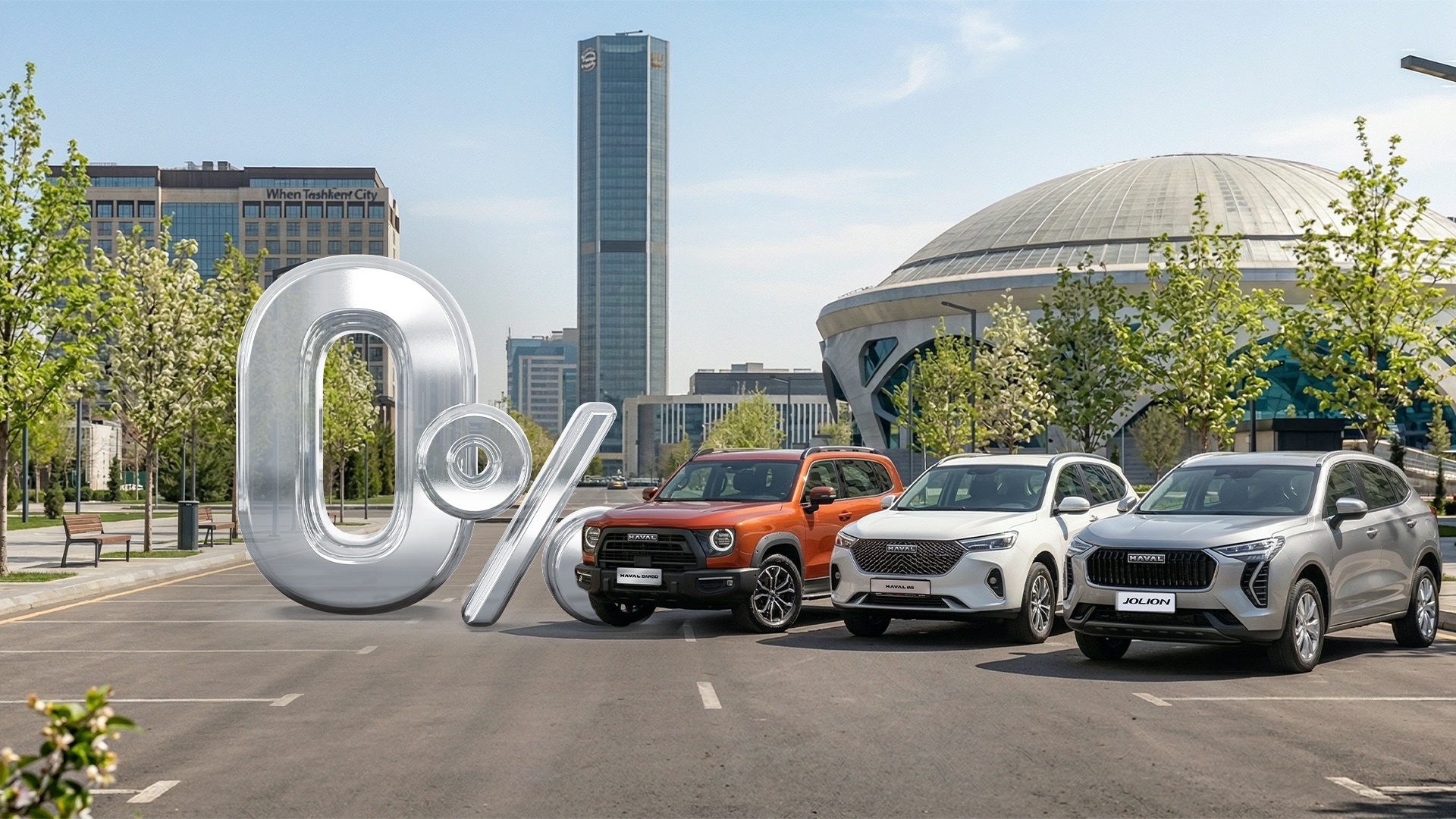 HAVAL avtomobillari uchun 0% foizsiz muddatli to‘lov