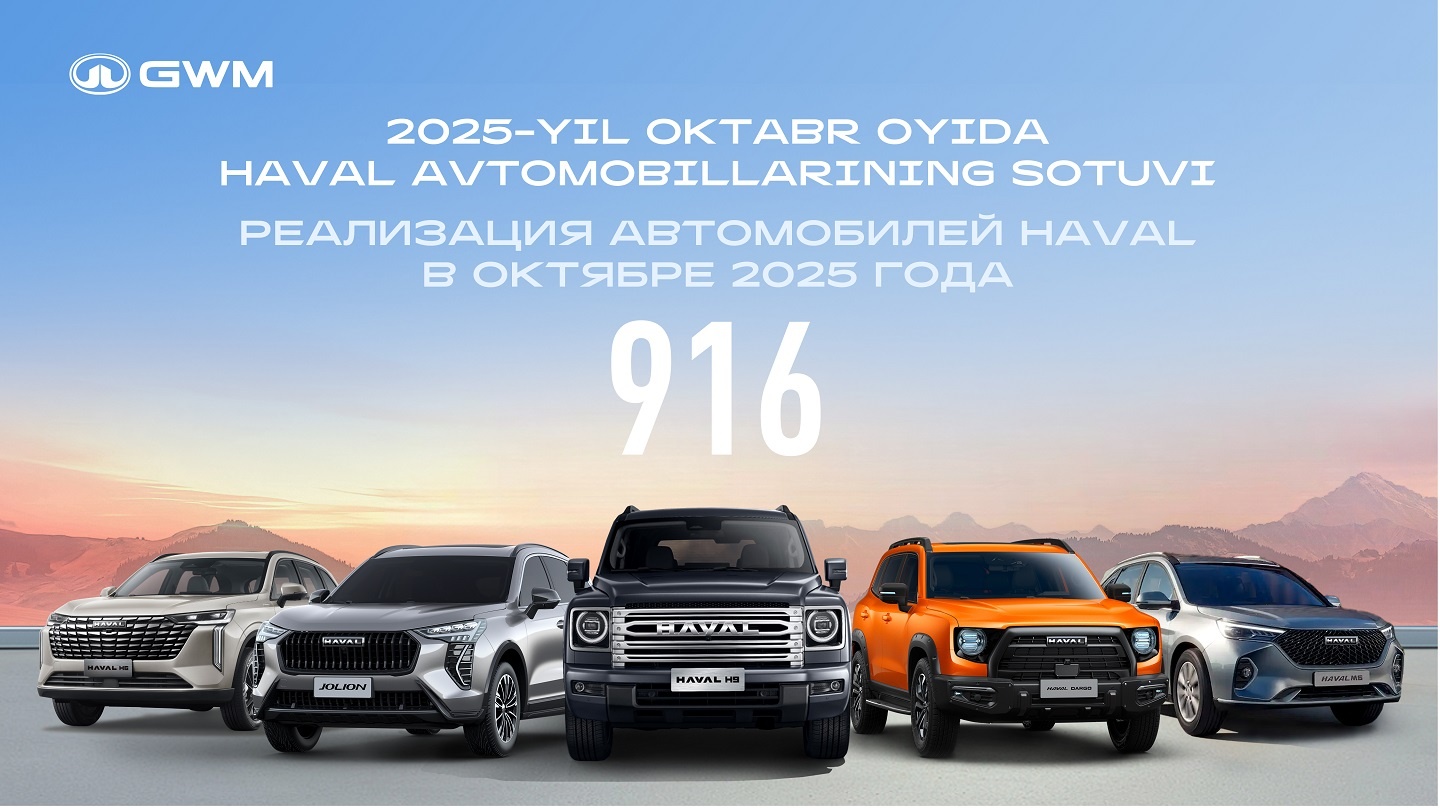 2025-yil oktabr oyida HAVAL avtomobillarining sotuvi
